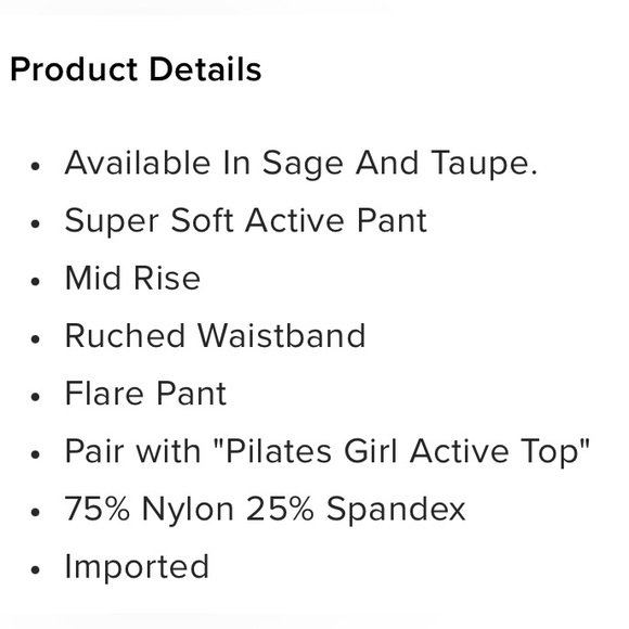 Fashion Nova Pilates Girl Active Flare Pant - Sage Size M - Picture 6 of 11